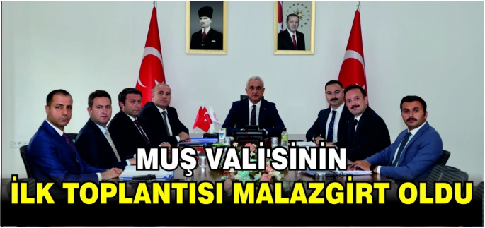 Muş valisi başkanlığında Malazgirt Zaferi kutlamaları ile ilgili Koordinasyon Toplantısı yapıldı