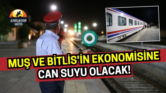 Muş ve Bitlis'in ekonomisine can suyu olacak: Turistik Tatvan Treni böyle karşılandı!