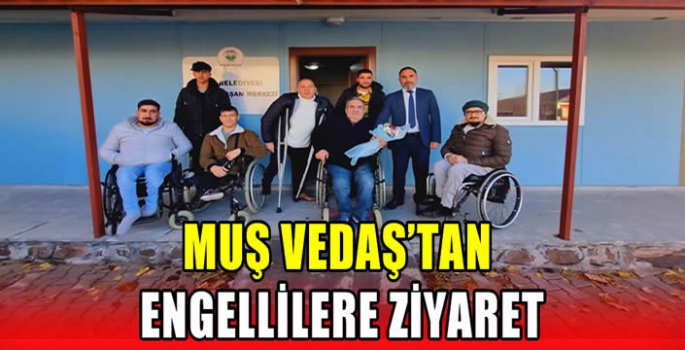 Muş VEDAŞ’tan Engellilere ziyareti 