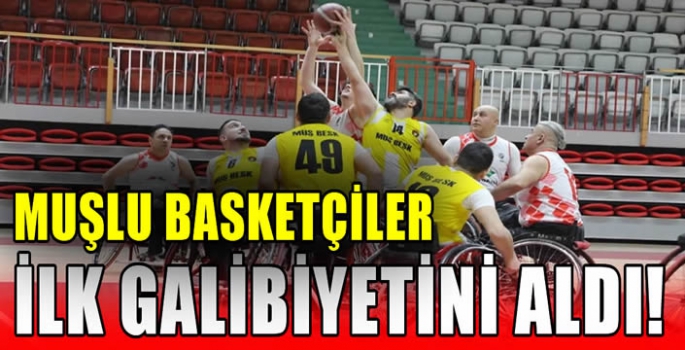 Muşlu basketçiler ilk galibiyetini aldı! 