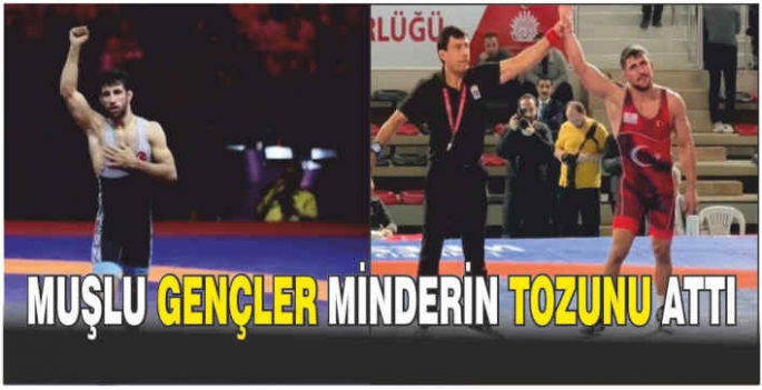 Muşlu gençler minderin tozunu attı