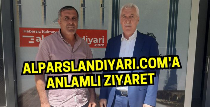 Muşlu hemşerimiz Aslan Yıldız'dan alparslandiyarı.com'a ziyaret