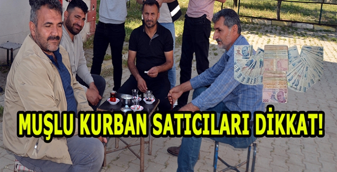 Muşlu kurban satıcıları dikkat! Sahte para endişesi 