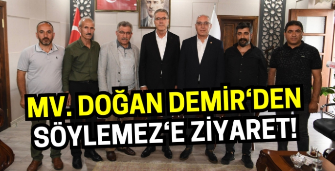 Muşlu milletvekili Demir'den Muş Belediye Başkanı Söylemez’e ziyaret!
