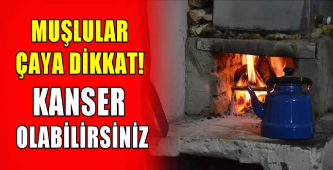 Muşlular Çaya dikkat! Kanser olabilirsiniz…