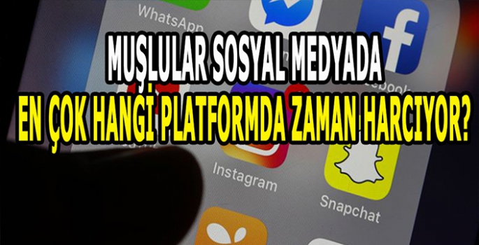 Muşlular en çok kullanılan sosyal medyada hangi platformu belli oldu: Siz de onlardan biri misiniz?