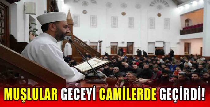 Muşlular geceyi camilerde geçirdi!