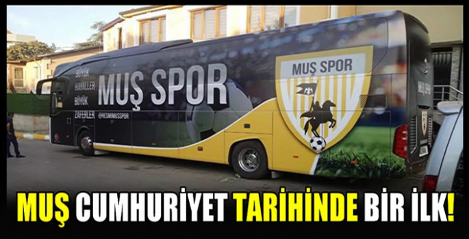 Muşspor cumhuriyet tarihinde ilk defa kendi otobüsü ile maçlara gidecek!