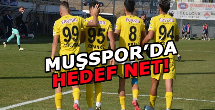 Muşspor'da hedef net: Bornova 1877 karşısında mutlak galibiyet!