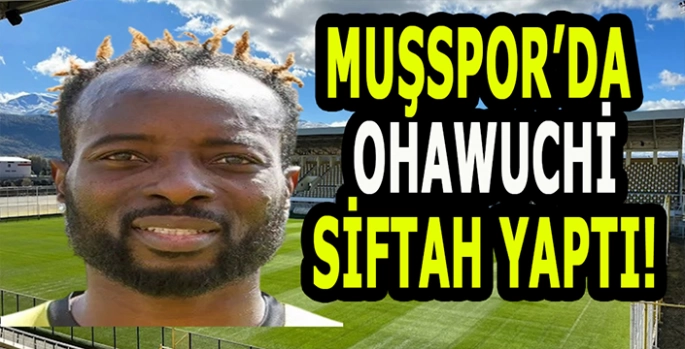 Muşspor’da Stanley Ohawuchi sevinci: Sonunda şansızlığını kırdı!