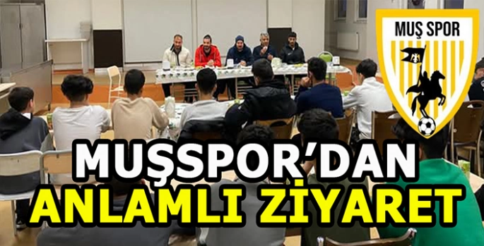 Muşspor’dan anlamlı ziyaret: Çocuklarla keyifli bir buluşma!