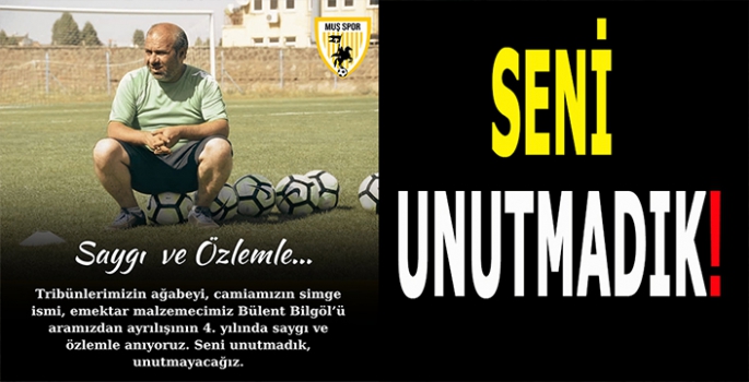 Muşspor efsanesini unutmadı: Seni unutmadık!