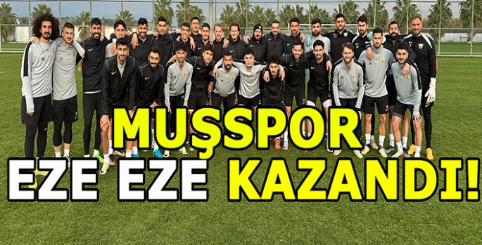 Muşspor eze eze kazandı: Deplasmanda 3 puanı aldı!