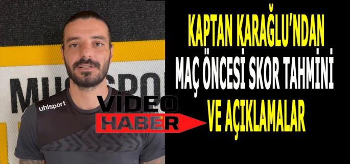 Muşspor kaptanı Efe Karaoğlu'ndan maç öncesi açıklama: Taraftarımızla birlikte başaracağız!