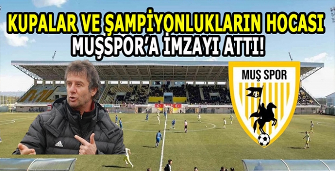 Muşspor şampiyonluğa kitlendi: Kupalar ve Şampiyonlukların ismi resmi imzayı attı!