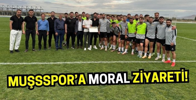 Muşspor yönetiminden moral ziyareti: Kütahyaspor maçı ile zirve takibi!