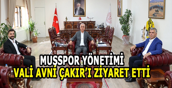 Muşspor yönetiminden Vali Avni Çakır’a ziyaret