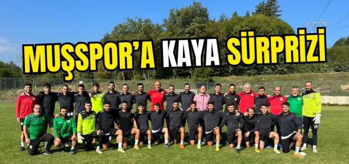 Muşsspor’a Bolu kampında Nevzat Kaya sürprizi