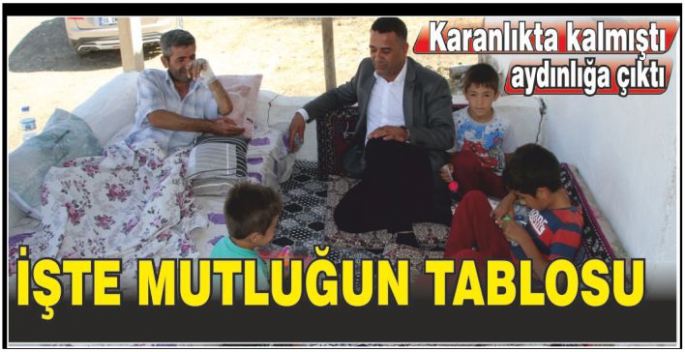 O şimdi çok mutlu! Karanlıkta kalan vatandaşın borcunu ödedi