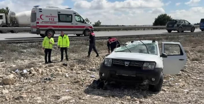 Otomobil devrildi sürücüsü yaşamını yitirdi!