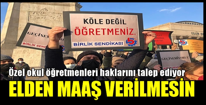 Özel okul öğretmenleri haklarını talep ediyor: Tek derdimiz ay sonunu düşünmeden ders vermek