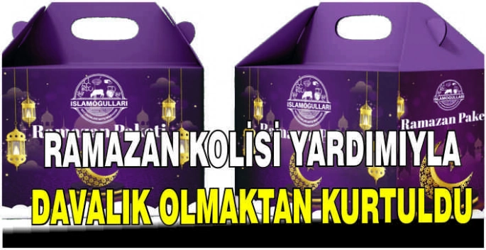 Ramazan kolisi yardımıyla davalık olmaktan kurtuldu