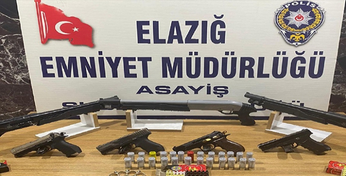 Ruhsatsız silah operasyonlarında 10 şüpheli gözaltına alındı