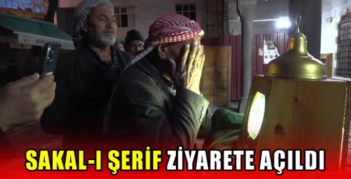 Şanlıurfa'da Sakal-ı Şerif ziyarete açıldı