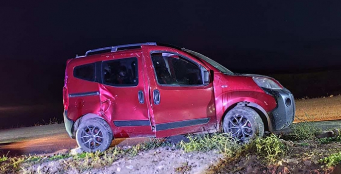 Şarampole devrilen otomobildeki 1 kişi yaralandı 