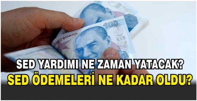  SED yardımı ne zaman yatacak? SED ödemeleri ne kadar oldu?