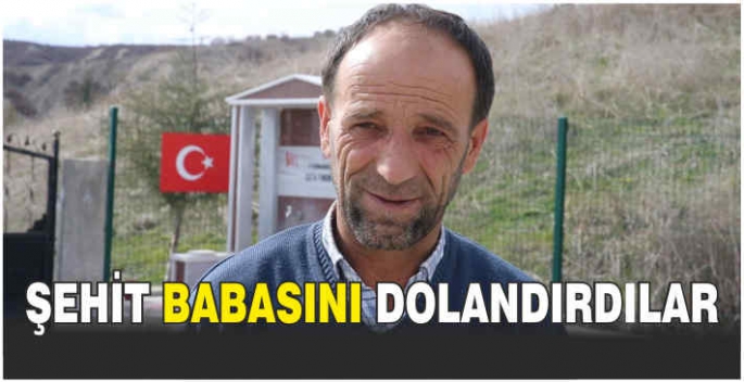 Şehit babasını dolandırdılar