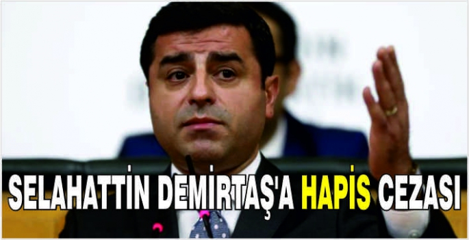 Selahattin Demirtaş'a hapis cezası