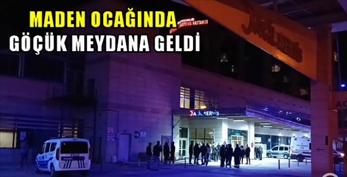 Siirt'te maden ocağında göçük meydana geldi