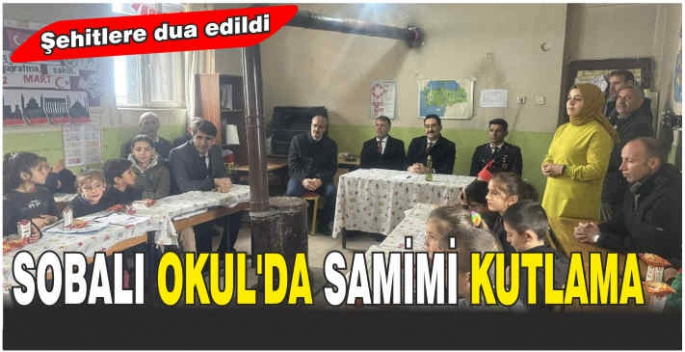  Sobalı Okul’da samimi kutlama