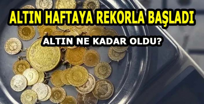 SON DAKİKA: Altın fiyatları kritik eşiğin üzerine yerleşti! Altın ne kadar oldu?