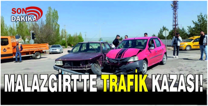 Son dakika! Malazgirt’te trafik kazası!