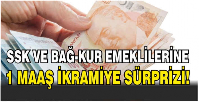  SSK ve Bağ-Kur emeklilerine 1 maaş ikramiye sürprizi! Başvuranların hesabına 3 gün içinde hemen yatacak