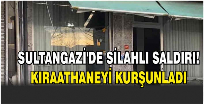 Sultangazi'de silahlı saldırı! Kıraathaneyi kurşunladı