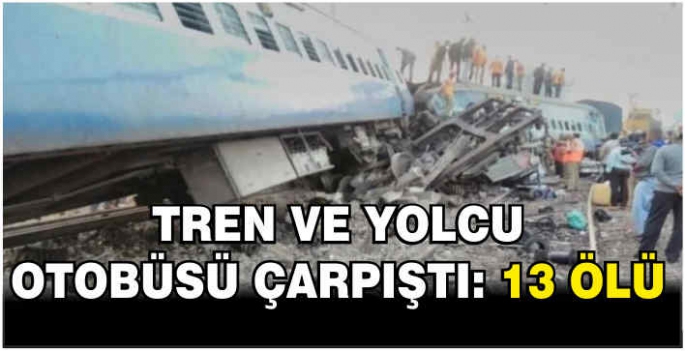 Tanzanya'da tren ile yolcu otobüsünün çarpışması sonucu 13 kişi hayatını kaybetti.