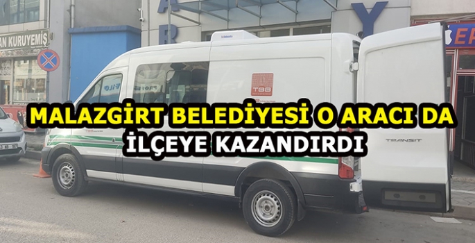 TBB Malazgirt Belediyesi'ne cenaze aracı hibe etti