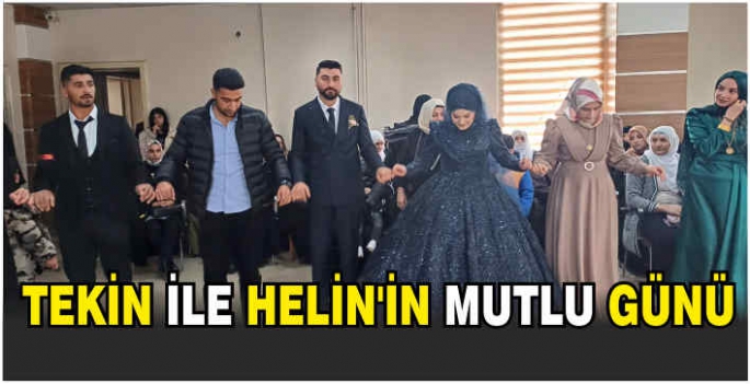 Tekin ile Helin’in mutlu günü