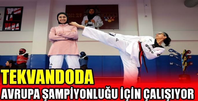 Tekvandoda Avrupa şampiyonluğu için çalışıyor