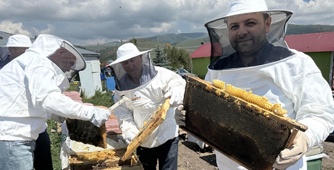 Tescilli Ardahan çiçek balında süzüm mesaisi başladı