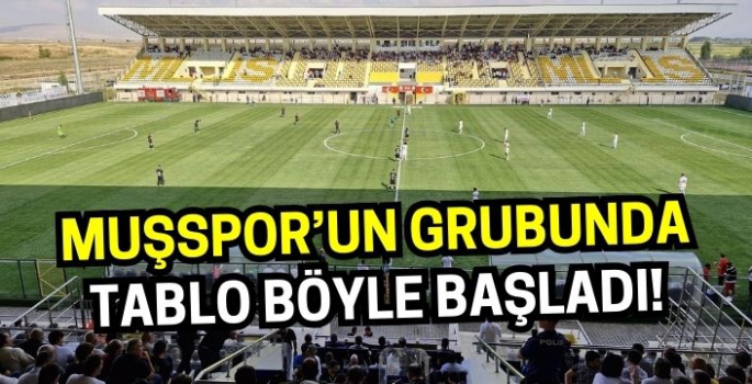 TFF 3. Lig'de ilk maçların ardından Muşspor'un grubunda tablo nasıl?