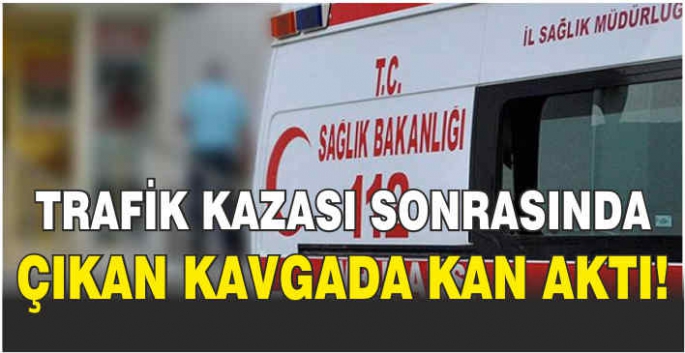 Trafik kazası sonrasında çıkan kavgada kan aktı