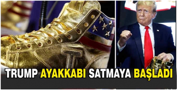 Trump ayakkabı satmaya başladı