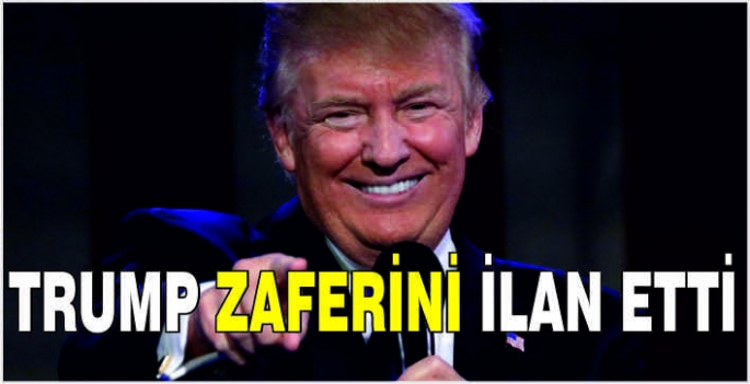 Trump zaferini ilan etti