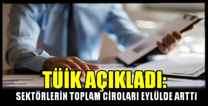 TÜİK açıkladı: Sektörlerin toplam ciroları eylülde arttı