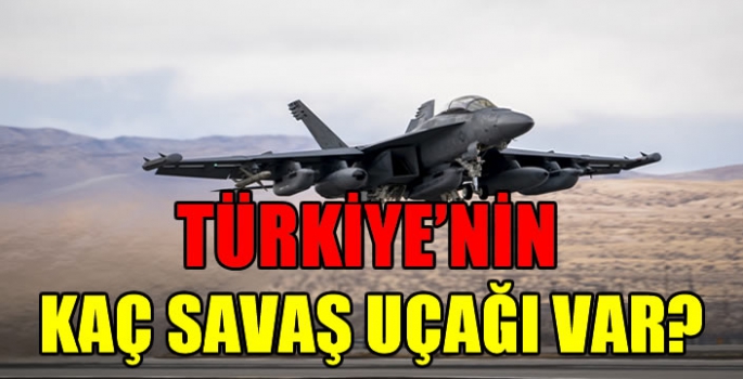 Türkiye'nin  kaç savaş uçağı var? 