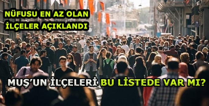 Türkiye'nin kuş uçmaz kervan geçmez ilçeleri belli oldu! İşte nüfusu en az olan ilçeler